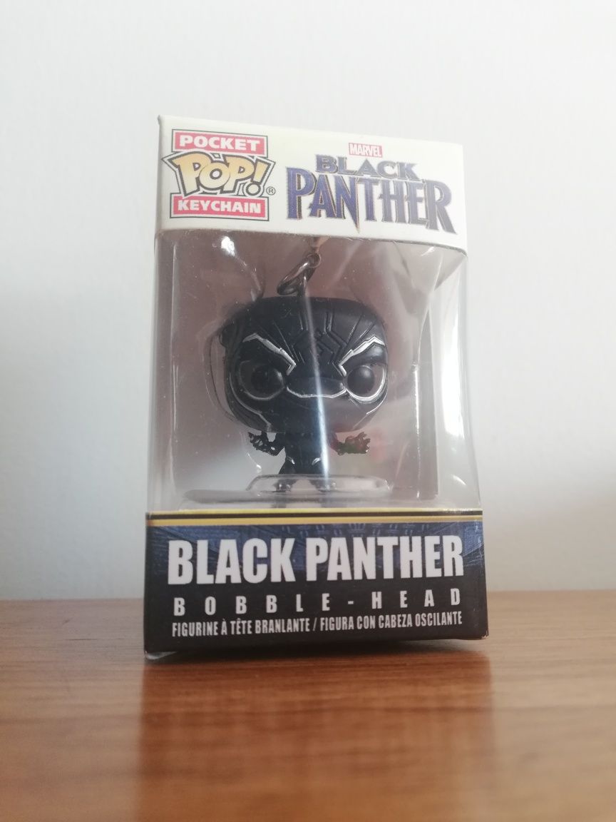 Funko pop black panther keychain portachaves / pantera negra marvel