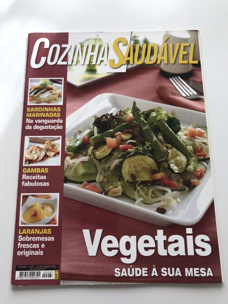 6 revistas culinária saudável legumes e vegetais