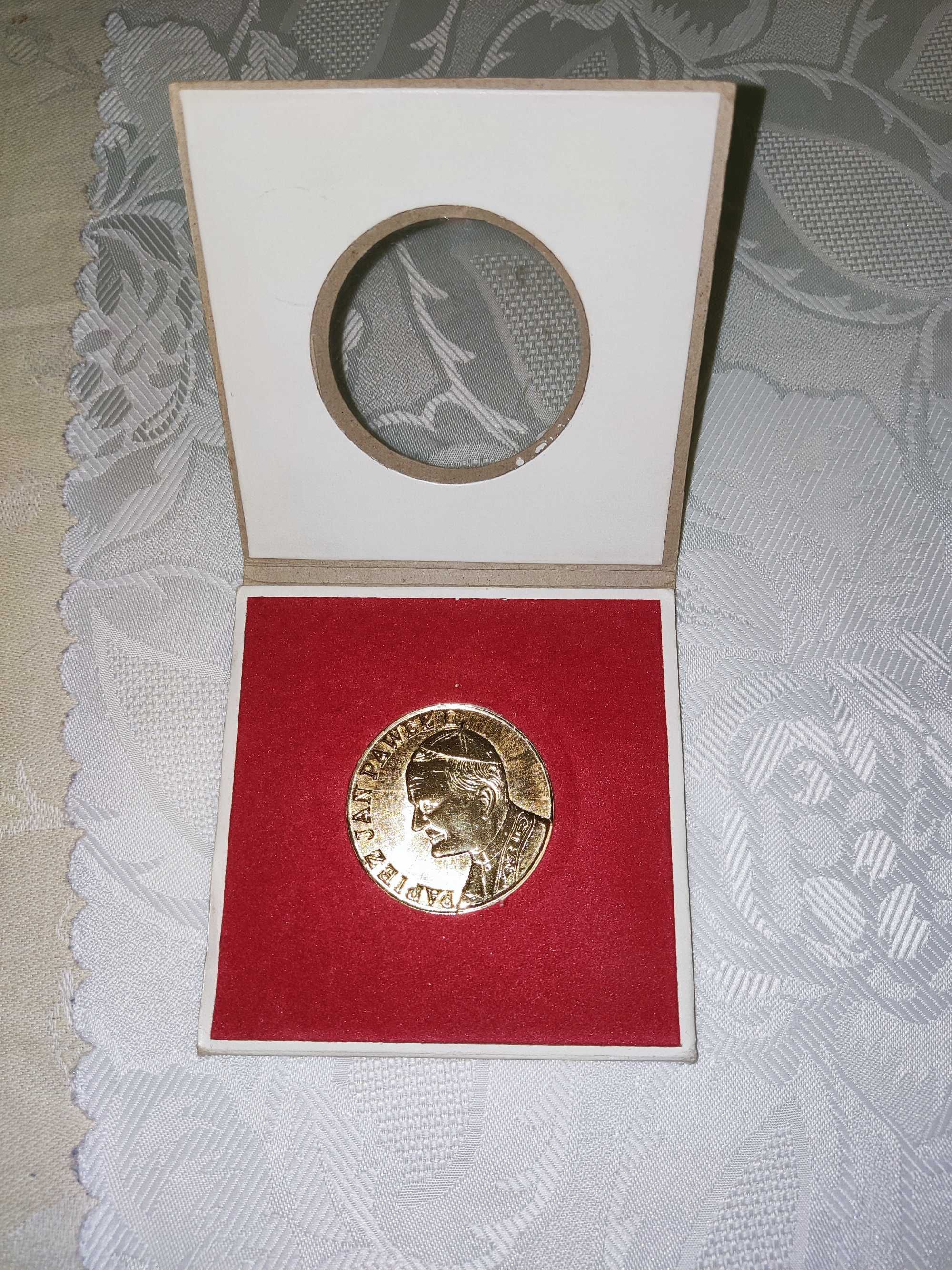 Medal pamiątkowy z Papieżem Janem Pawłem II z 1979 r.