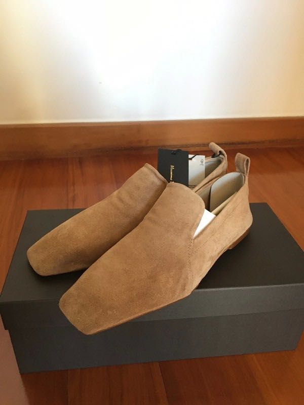 Mocassins de pele Massimo Dutti