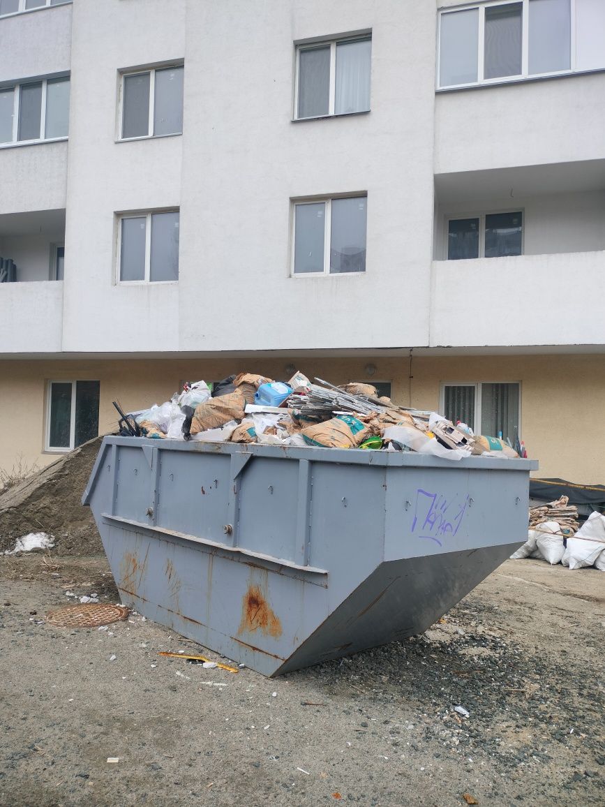 Вывоз строительного мусора контейнером Вивіз будівельного сміття