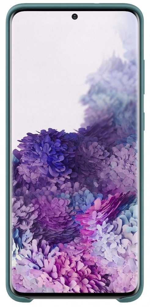 Etui Samsung Kvadrat Cover Case zielone do  Galaxy S20+