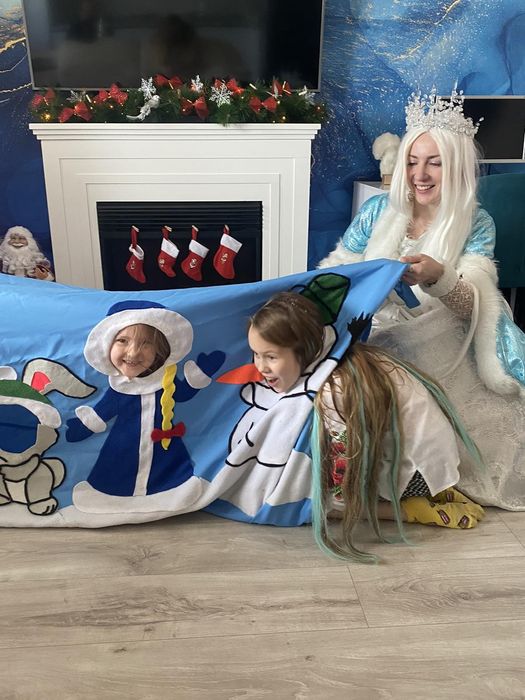 Святий Миколай  та снігова Королева аніматори на дім корпоратив