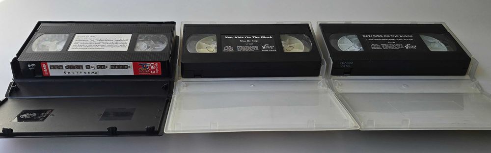 Kaseta Wideo VHS - New Kids on the Block ( 3 kasety)