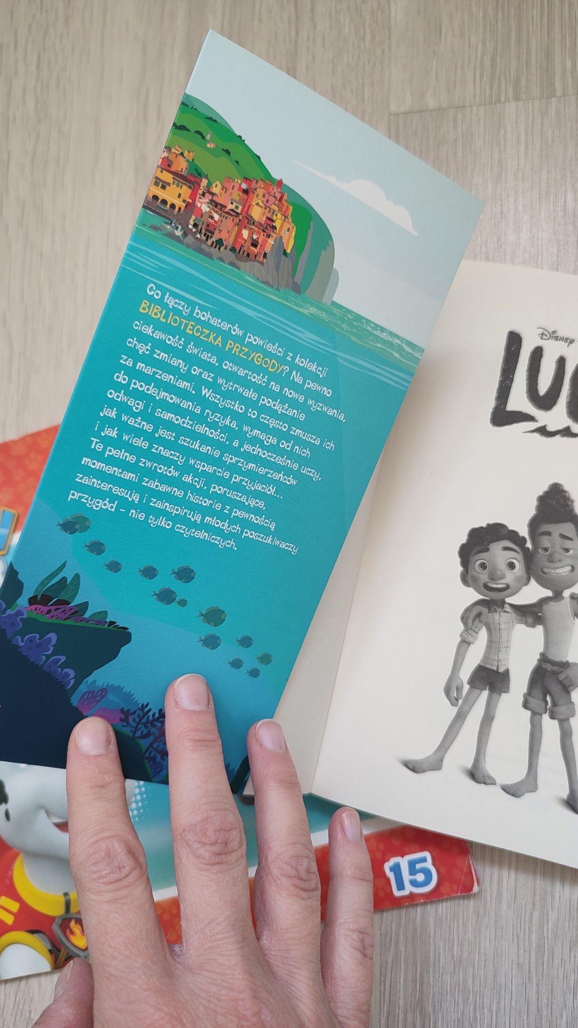 Dwie książki dla dzieci Luca oraz Psi Patrol - rozrywka prezent