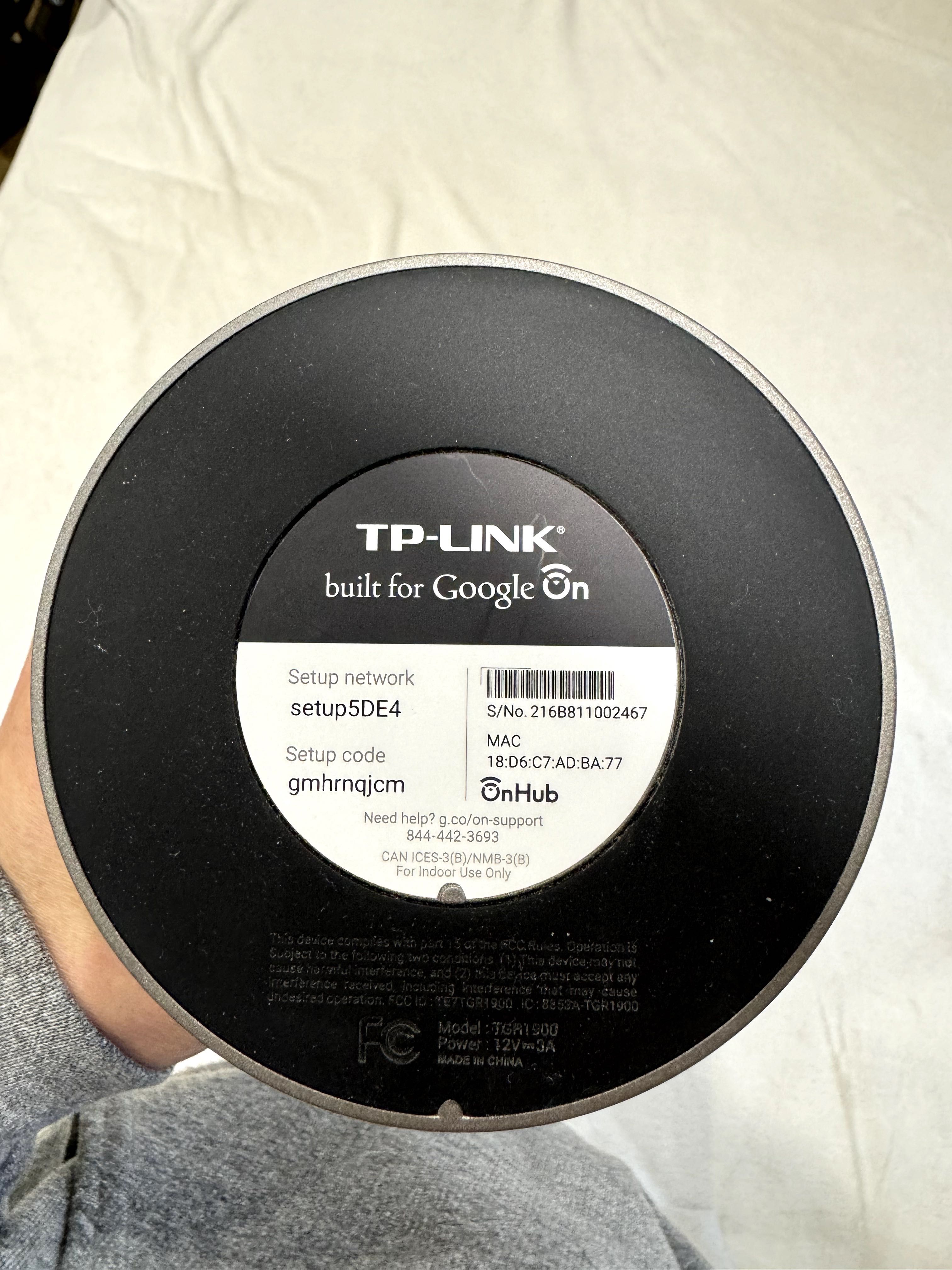 Роутер TP-Link and Google OnHub (TGR1900)