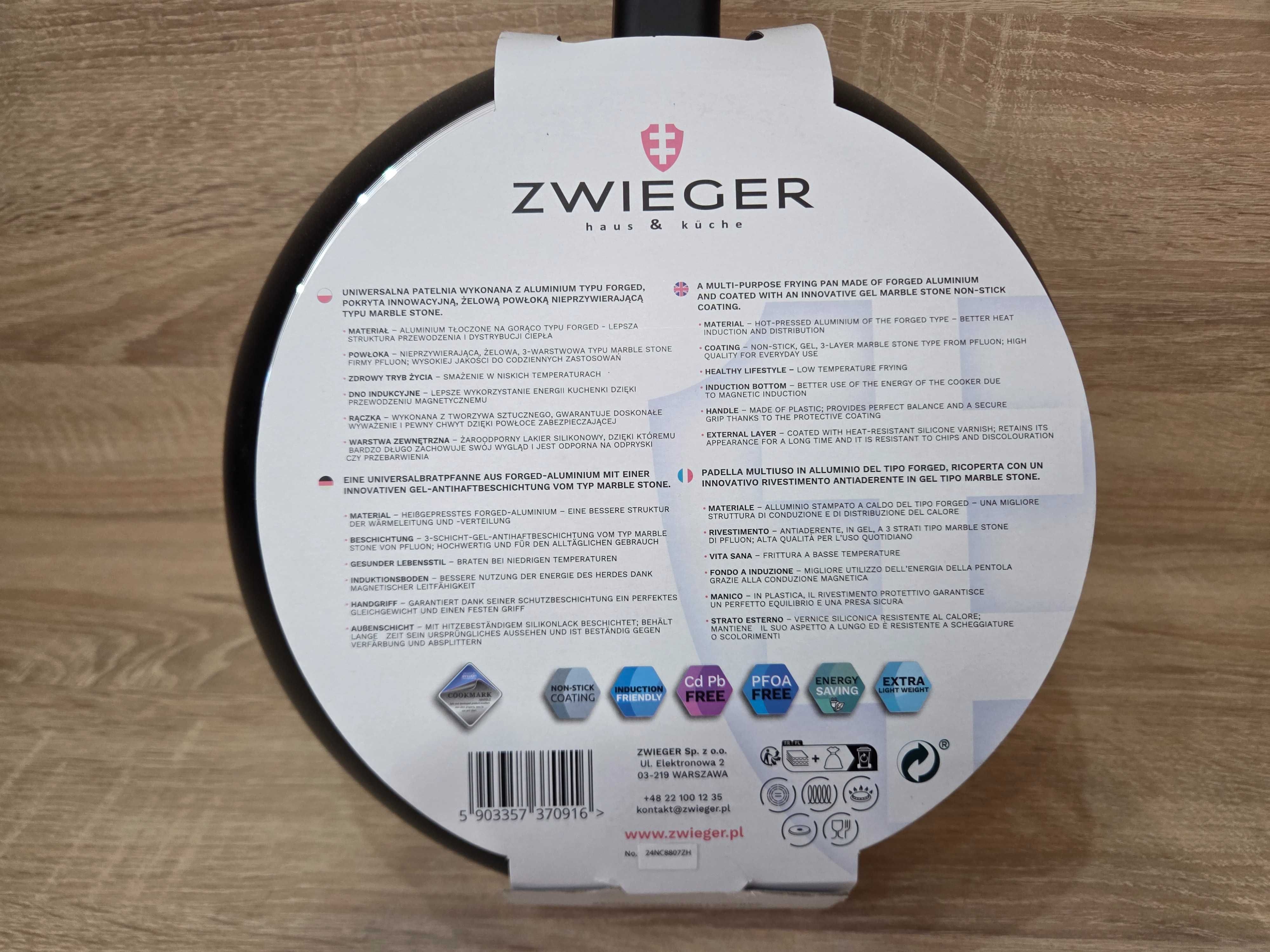 Patelnia tradycyjna Zwieger Forte 26 cm