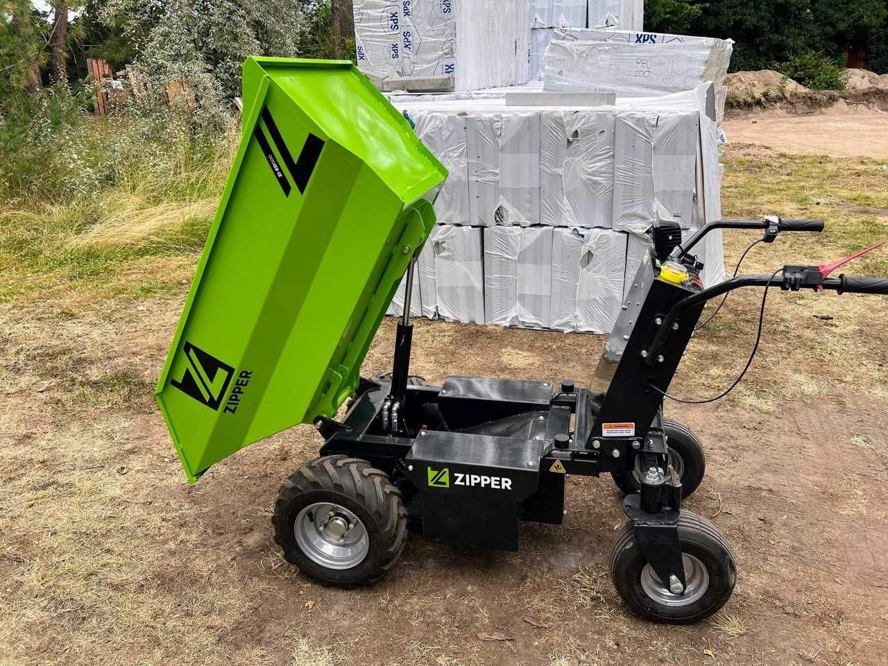 Wozidło Elektryczne Zipper ZI-ED500 z kiprowaniem, platforma skrzynia
