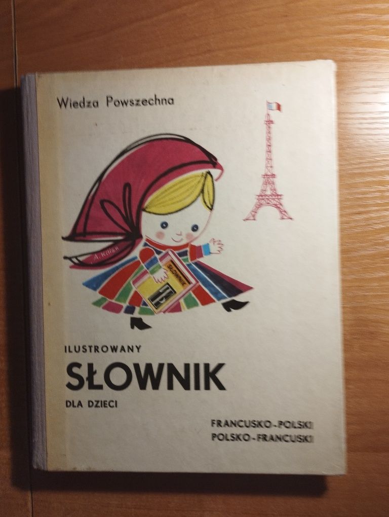 Ilustrowany słiwnik dla dzieci francuski polski