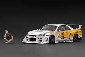 Ignition Models 1/18 LB-ER34 Super Silhouette Skyline - Mr.Kato
