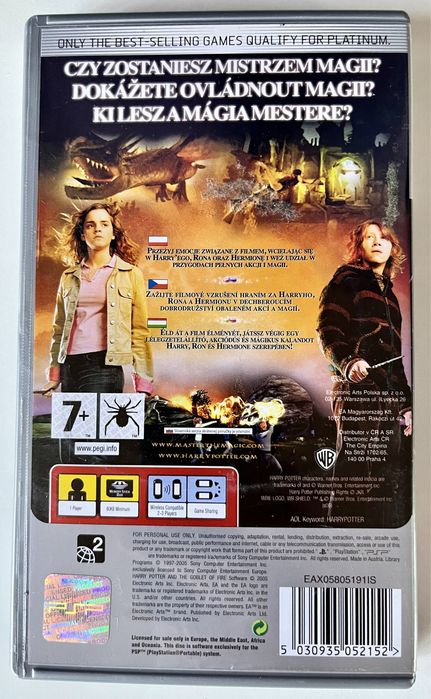Gra PSP Portable Harry Potter