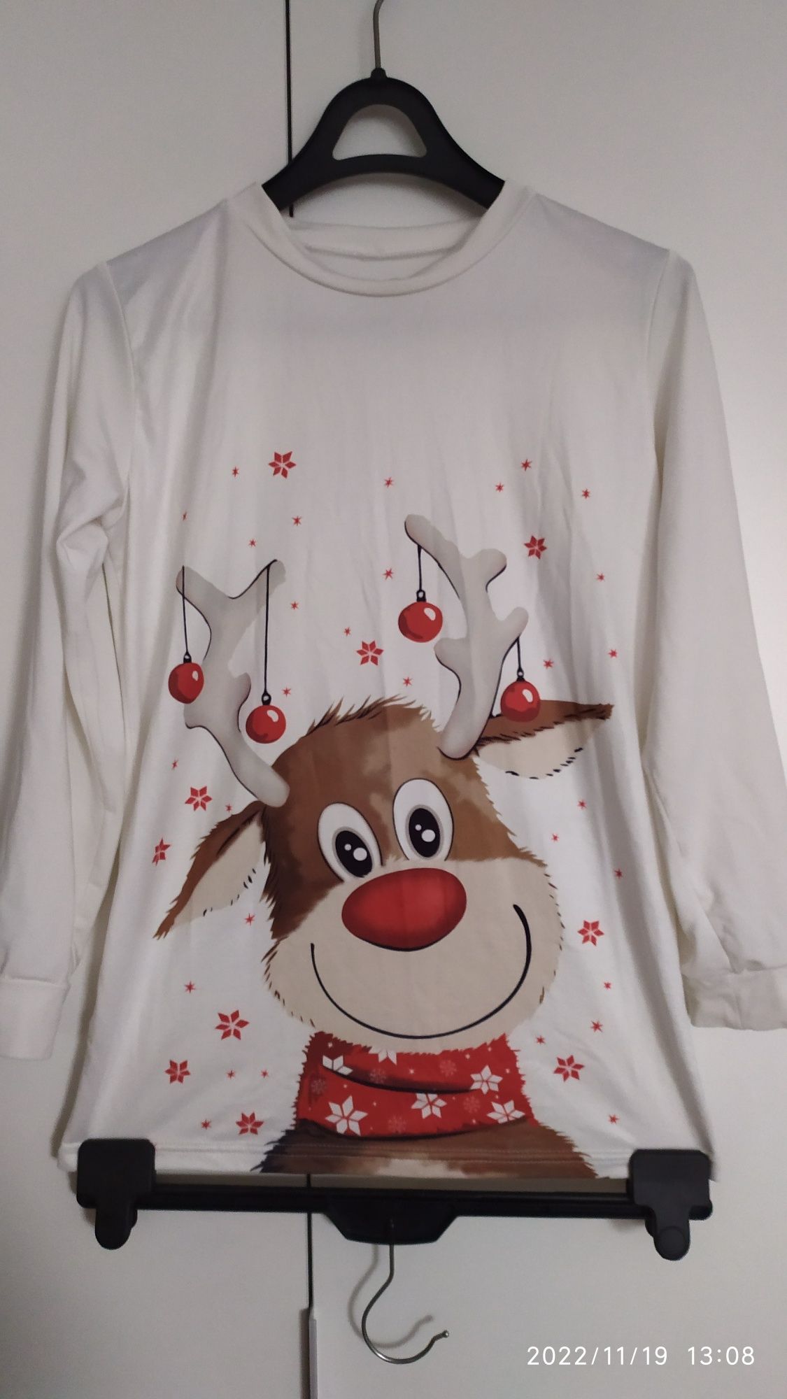 Piżama świąteczna, bluzka