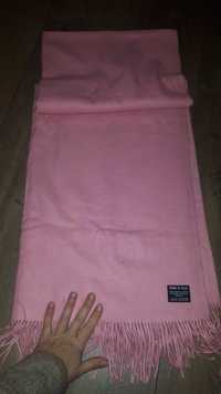 Cachecol/manta cor de rosa