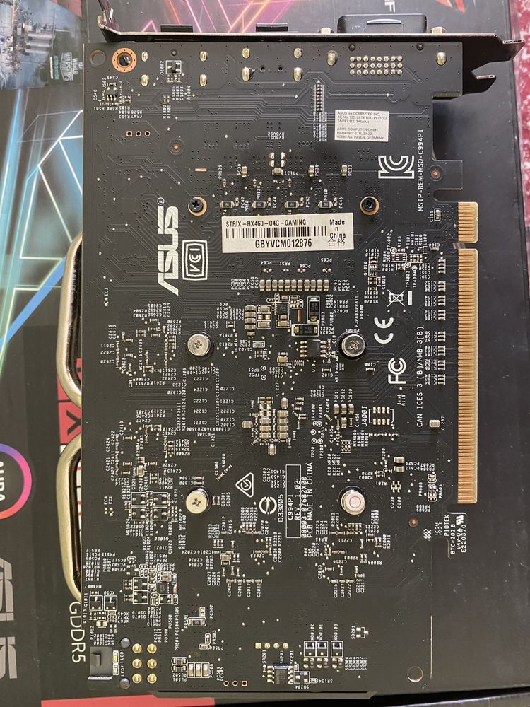 Відеокарта Asus RX 460 4 Gb strix gaming