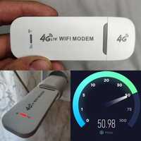 4G Модем/ Wi-Fi роутер . Працює від будь-якого USB-порту: