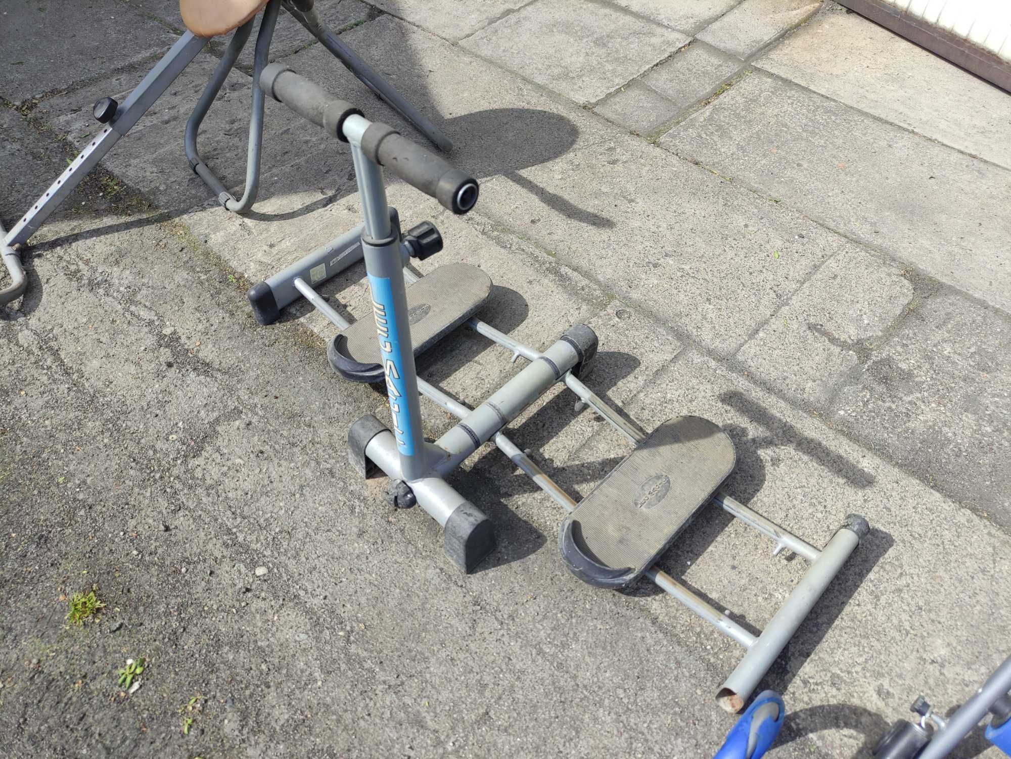 Ławka urządzenie na brzuch ab swing leg magic ab rocket 3 sztuki