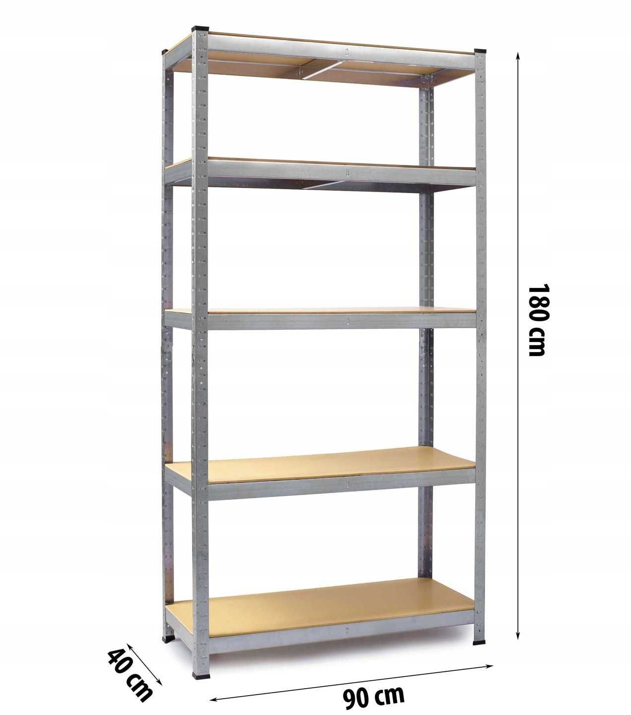 -50% na 3-ci WIELOZADANIOWY Regał Magazynowy Sklepowy 180x90x40cm