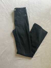 dzwony jeansy czarne