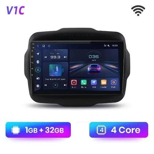 Radio nawigacja Android 12 do Jeep Renegade 2016 - 2020, 1GB 32GB