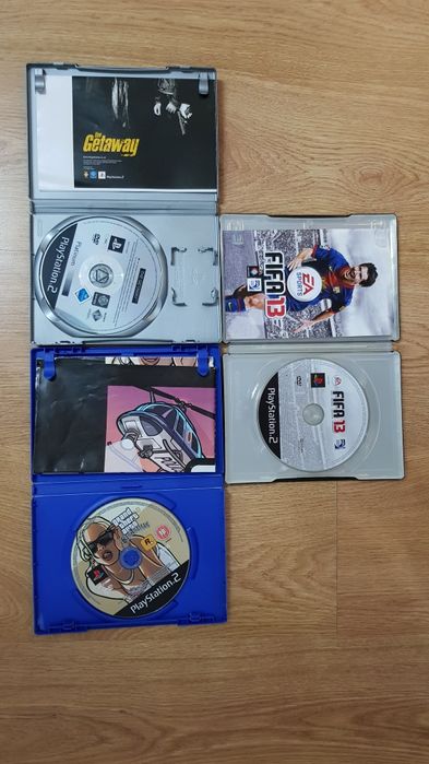 PlayStation 2 a funcionar.