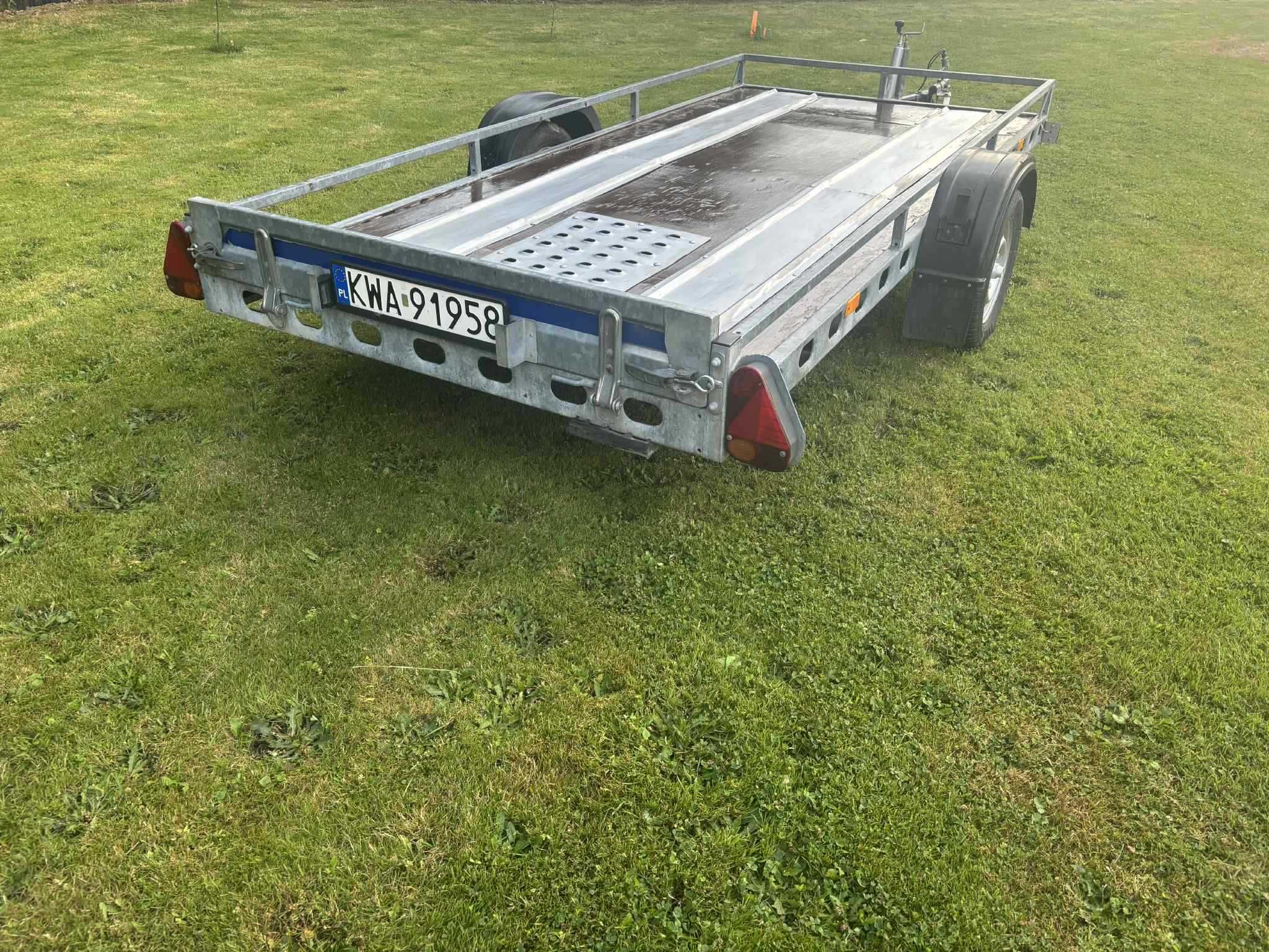 przyczepka samochodowa wiola dmc750kg uchylana