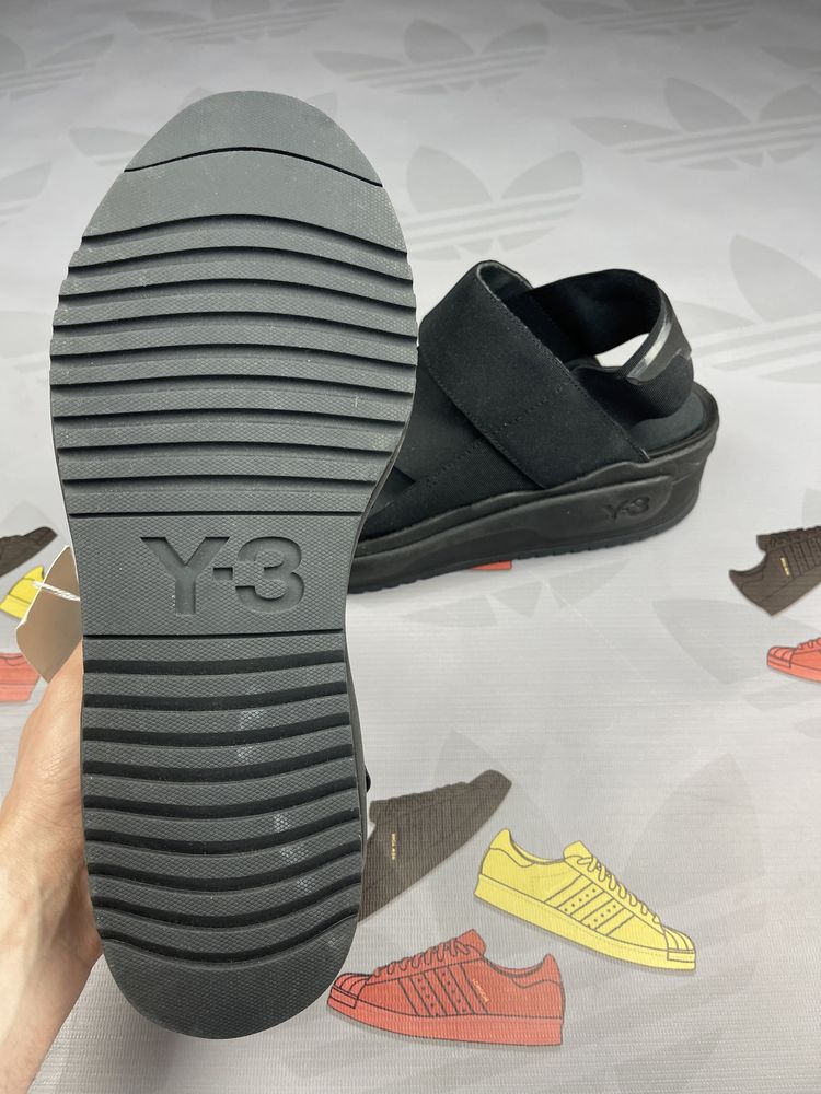 Adidas Y-3 Rivarly Sandals Yohji Yamamoto | FZ6401 сандалі 47 розмір