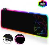 Podkładka pod mysz RGB XXL 80cm LED 12 trybów antypoślizgowa Empire