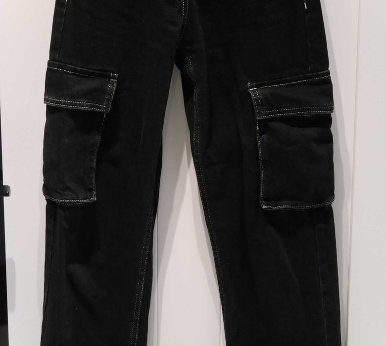 Bershka Cargo świetne spodnie 32 XXS