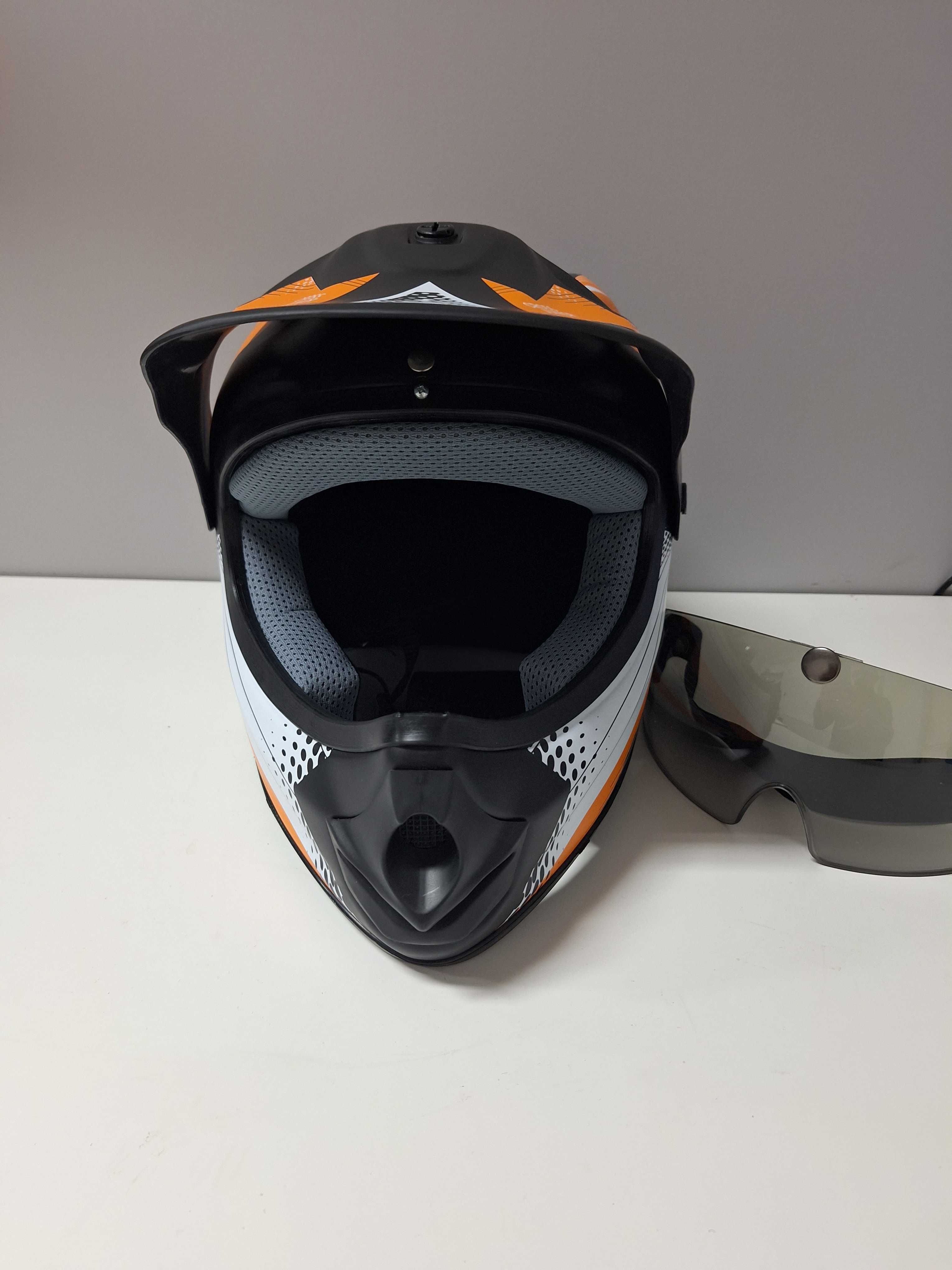 Kask dziecięcy AVIATOR cross, quad MTB rozmiar S