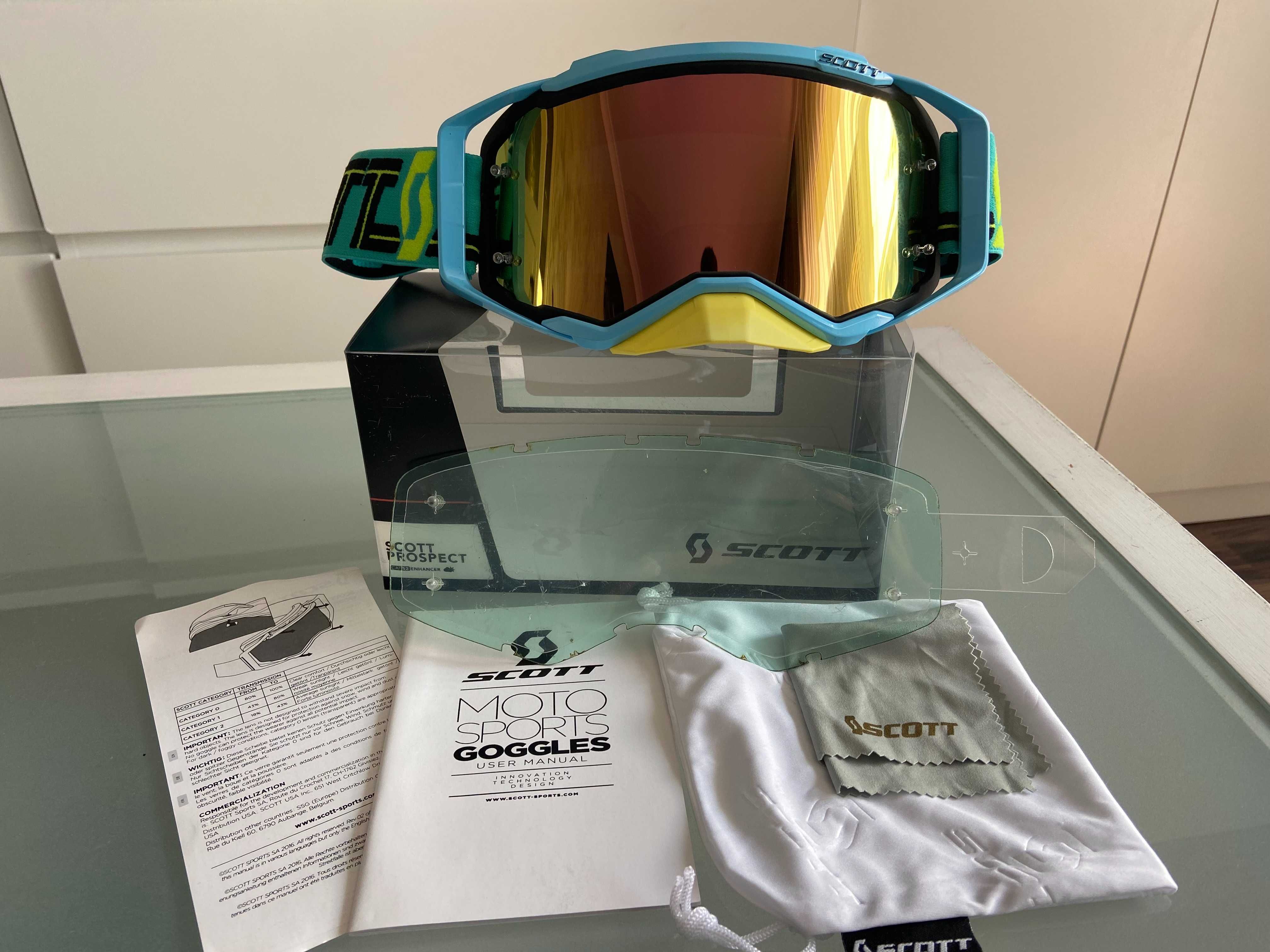 Gogle SCOTT Prospect old mx (cross,quad,enduro,mtb,dh, ski)