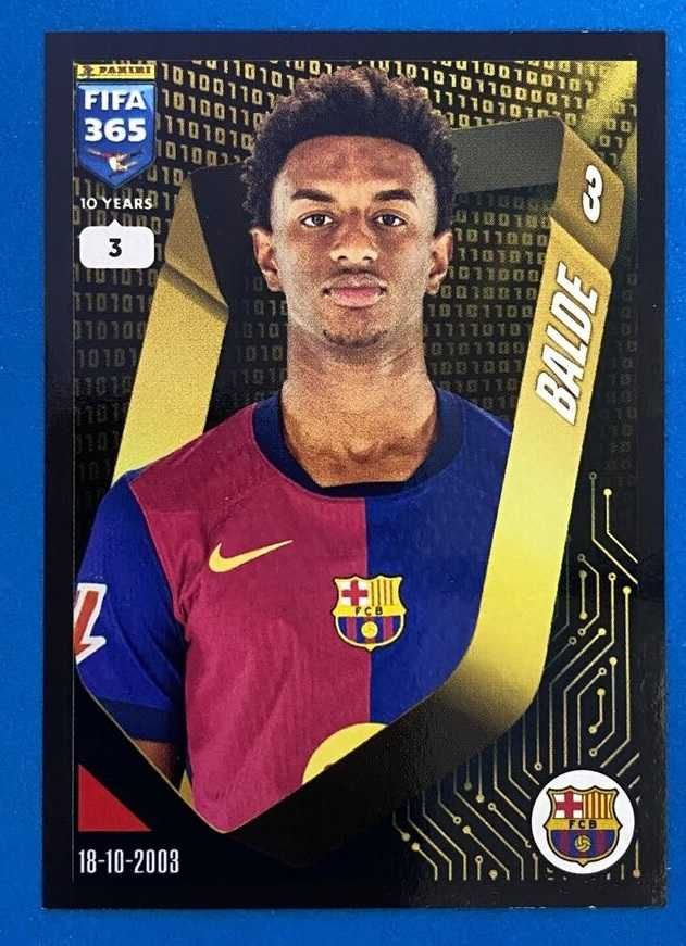 Panini FIFA 365  Sticker No.353 Alejandro Balde (Barcelona)