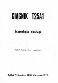 Ursus C-360, Władymirec T-25 instrukcja napraw, obsługa, katalog cz