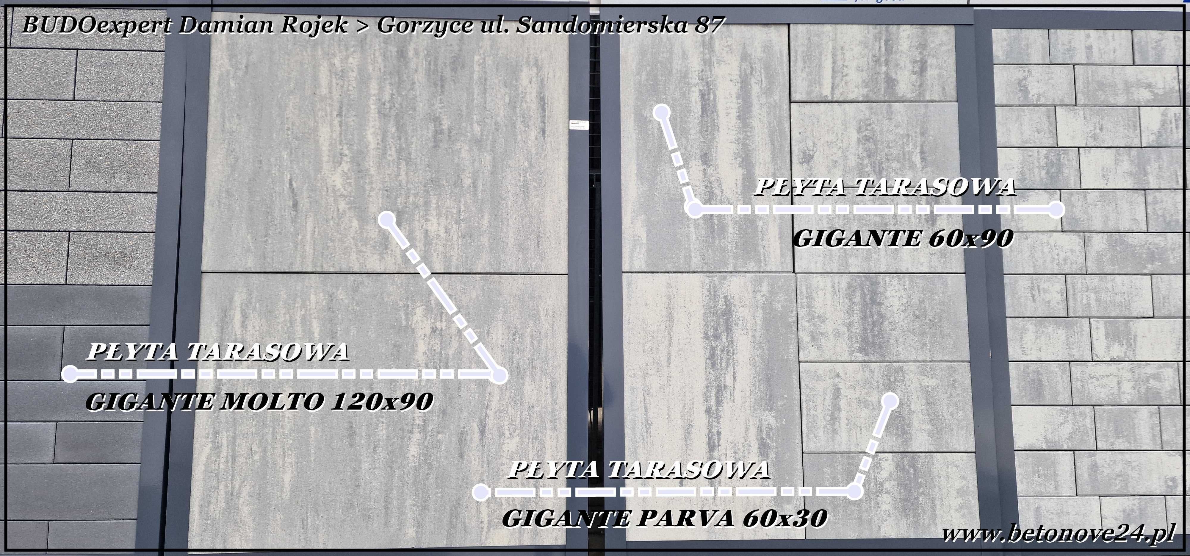 Płyta tarasowa Forbet GIGANTE PARVA 30x60 Tytan Piryt Silver Nero Bia