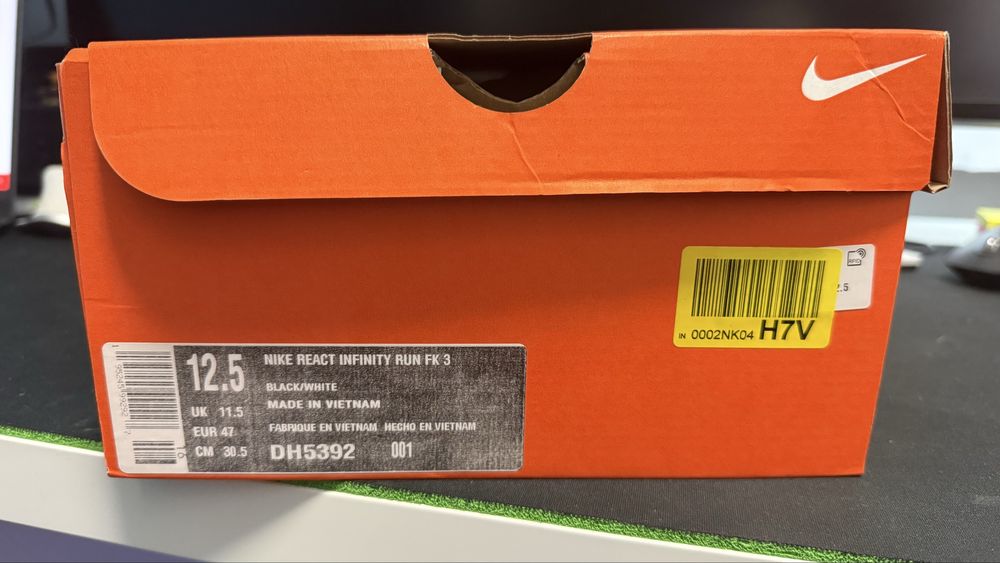 Nike REACT INFINITY do biegania R 47 (czyli de facto 46) CM30.5 US12.5