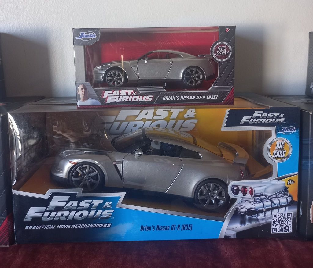 Fast & Furious escala 1/32 e 1/24 novos