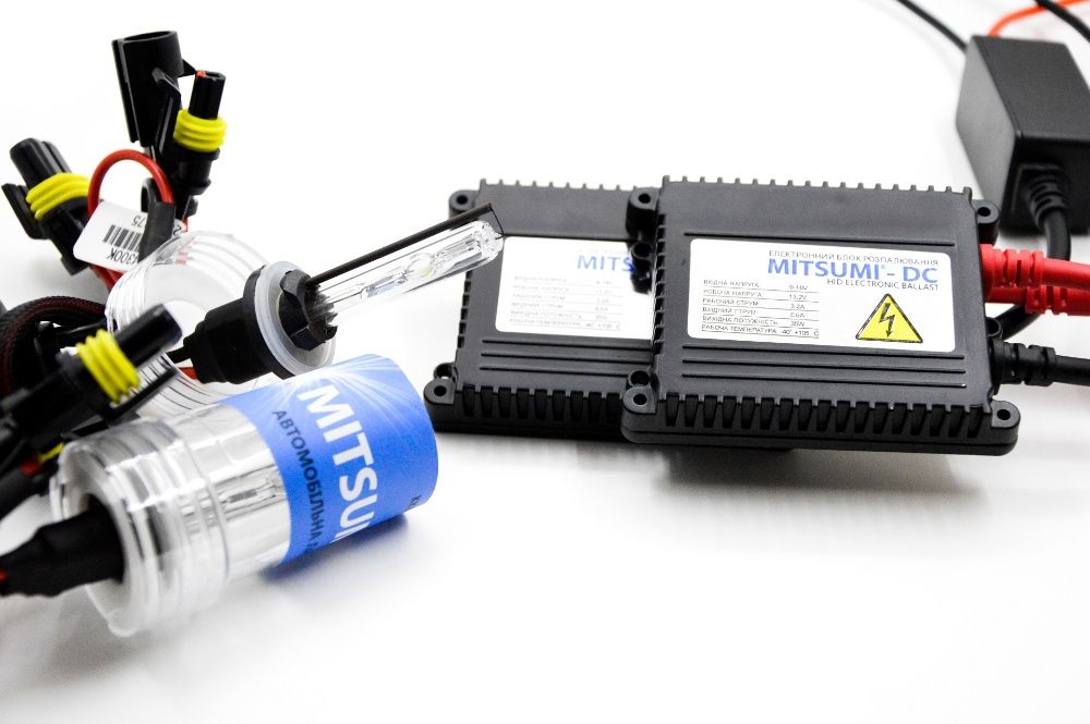 Комплект ксенона Mitsumi H1 H3 H4 H7 H11 H27 4300K, 5000, 6000K 35W DC