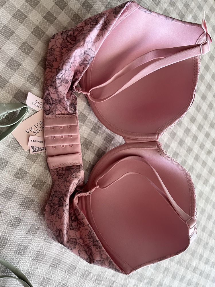 Victoria’s Secret Biustonosz stanik 36DD różowy 80E