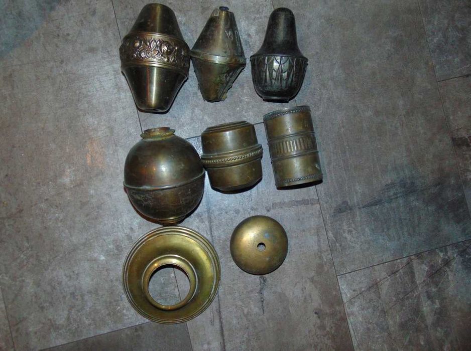 Stary mosiężny środek,osłona rurki,do przeciwwaga,CENA ZA 1 SZTUKĘ