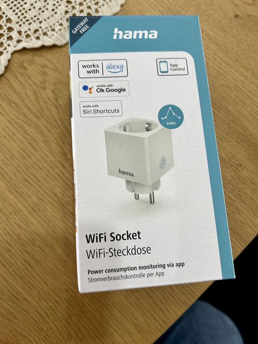 Hama Smart Socket, indoor x 2 Tomada Inteligente