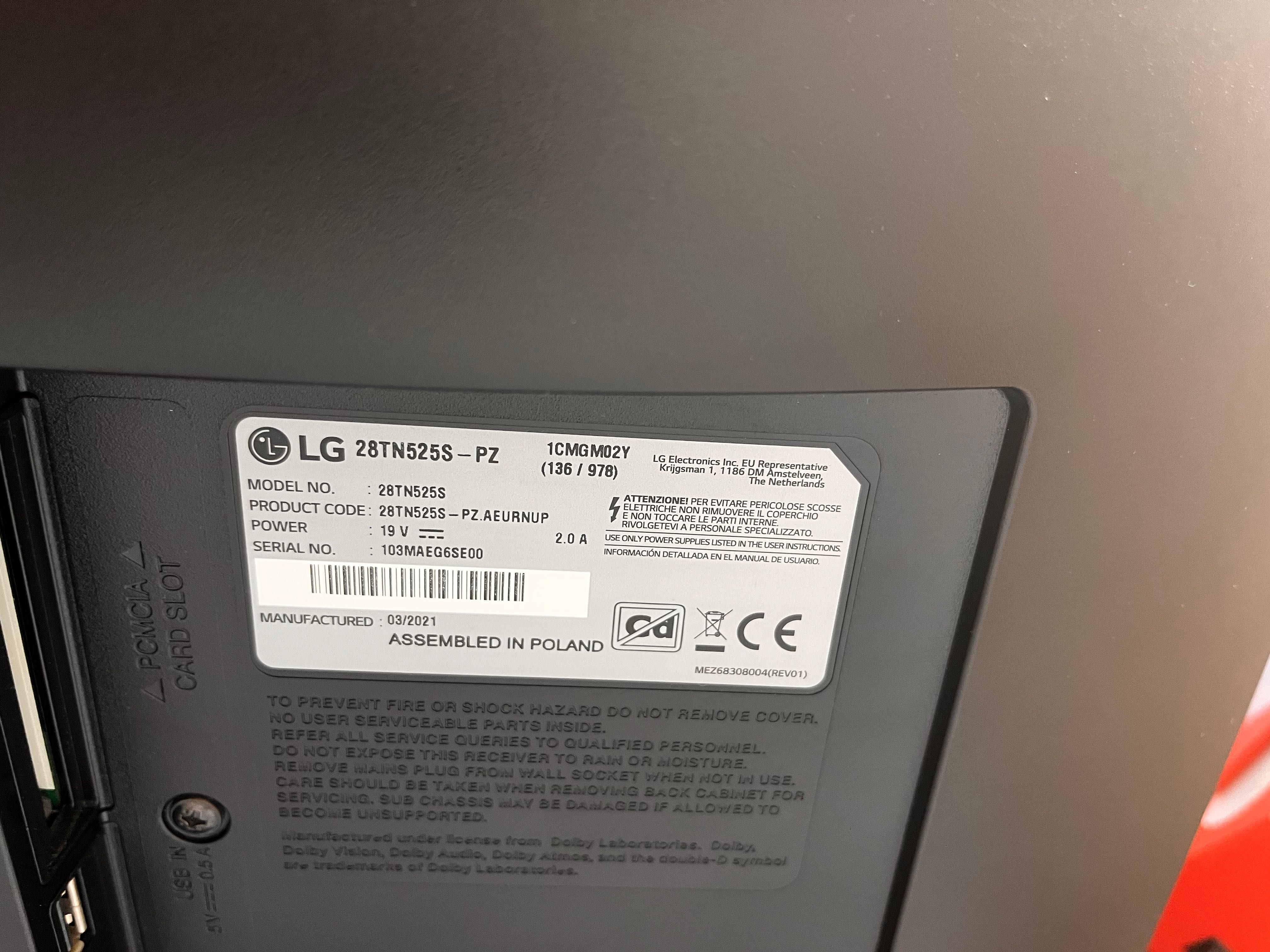 TV  LG 24 polegadas