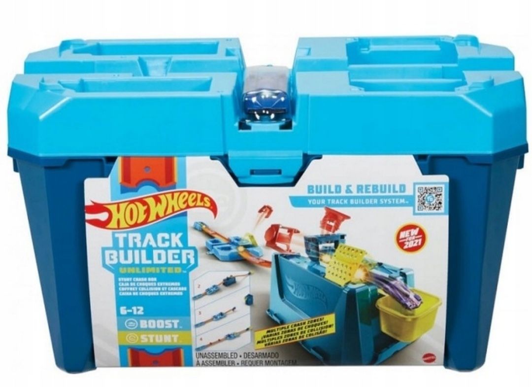 HOT WHEELS Track Builder Kaskaderskie kraksy GVG09