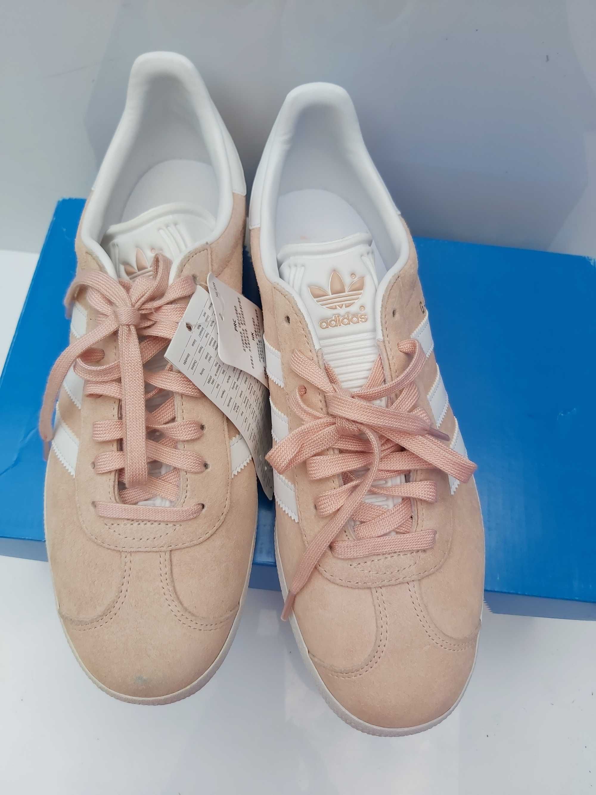 Sportowe buty ADIDAS gazelle pink różowe  sneakersy 40 2/3