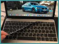Накладка на клавиатуру Макбук Air/Pro 13, 15 (русские буквы MacBook)