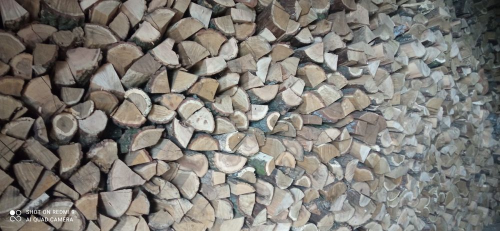 Дрова в мішках колоті для камінів ,котлів буржуйок