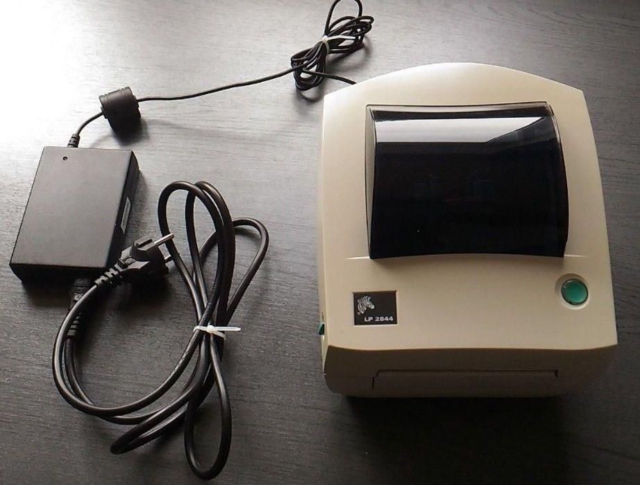 Принтер этикеток 100x100. Zebra LP2844 с LAN / RJ45 / Ethernet / USB
