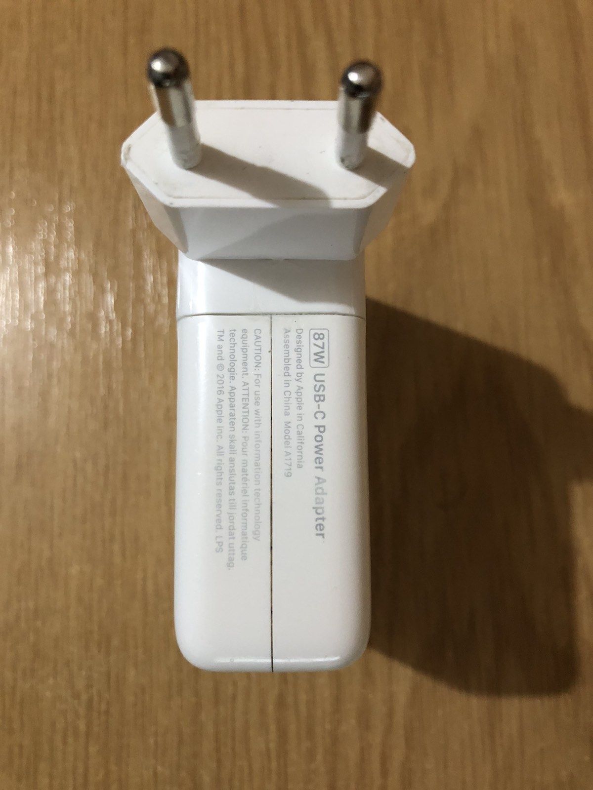 Блок питания Apple 87w USB-C Power Adapter ( A1719 ) MacBook Pro A1707