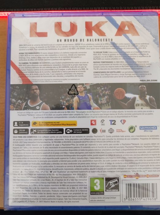NBA 2K 22 (PS5)  novo selado