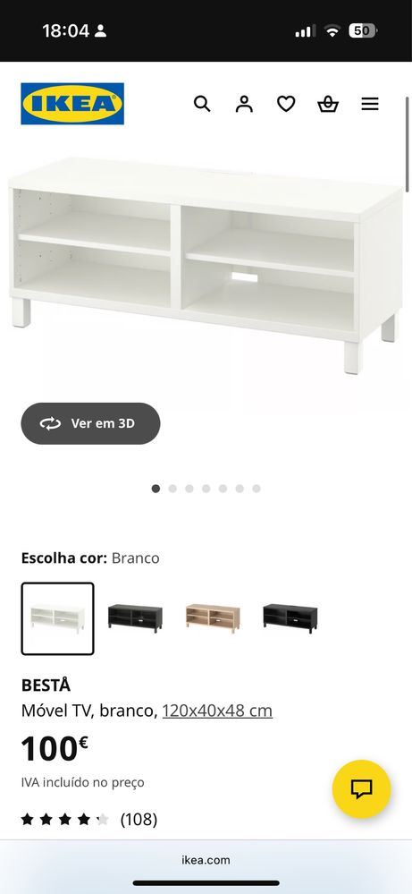 Movel Ikea Besta - como novo.