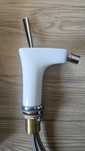 Bateria bidetowa Hansgrohe PuraVida biały/chrom