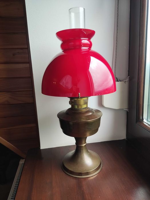 Ogromna kompletna lampa naftowa aladdin 23 nr 2